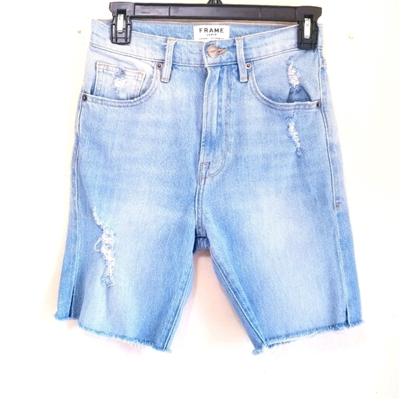 Frame | Le Vintage Bermuda, distressed siz… - Picture 3 of 16